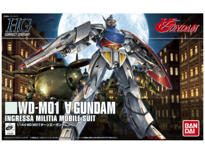 HGUC 1/144 Turn A Gundam Model Kit