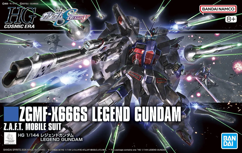 HG 1/144 Legend Gundam Model Kit