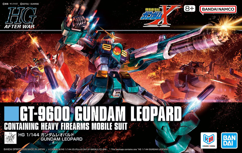 HG 1/144 Gundam Leopard Model Kit
