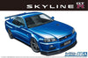 Nissan BNR34 Skyline GT-R V-Spec II 2002 1/24th Scale Model Kit