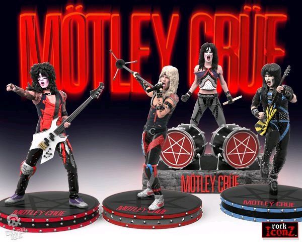 Motley Crue - Rock Iconz Statue Set of 4