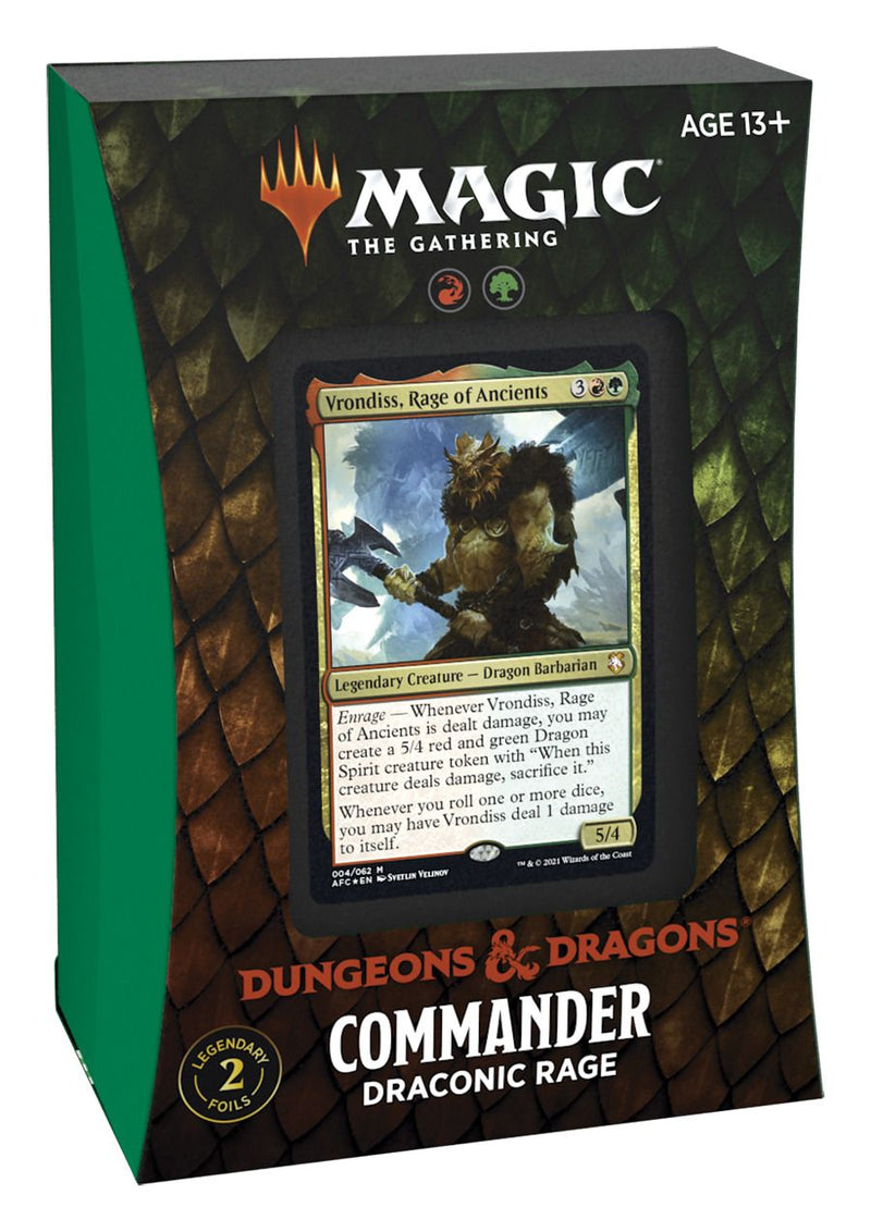 Magic the Gathering: Adventures in the Forgotten Realms - Draconic Rage Commander Deck