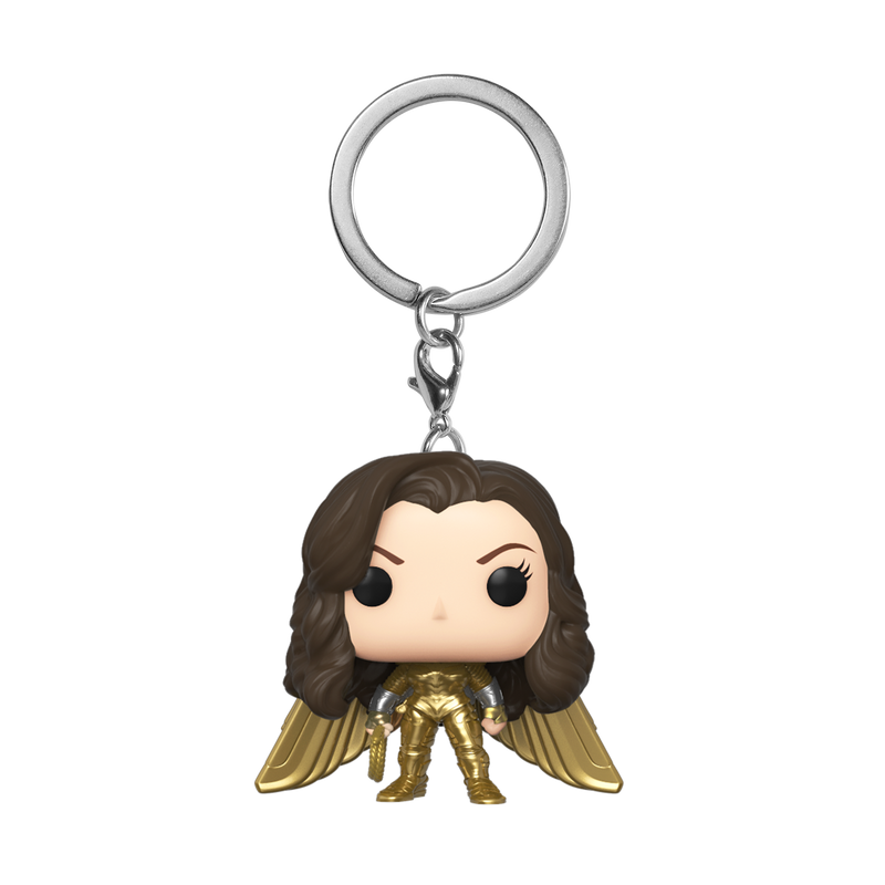 Wonder Woman: 1984 - Wonder Woman Gold No Helmet Pocket Pop! Keychain