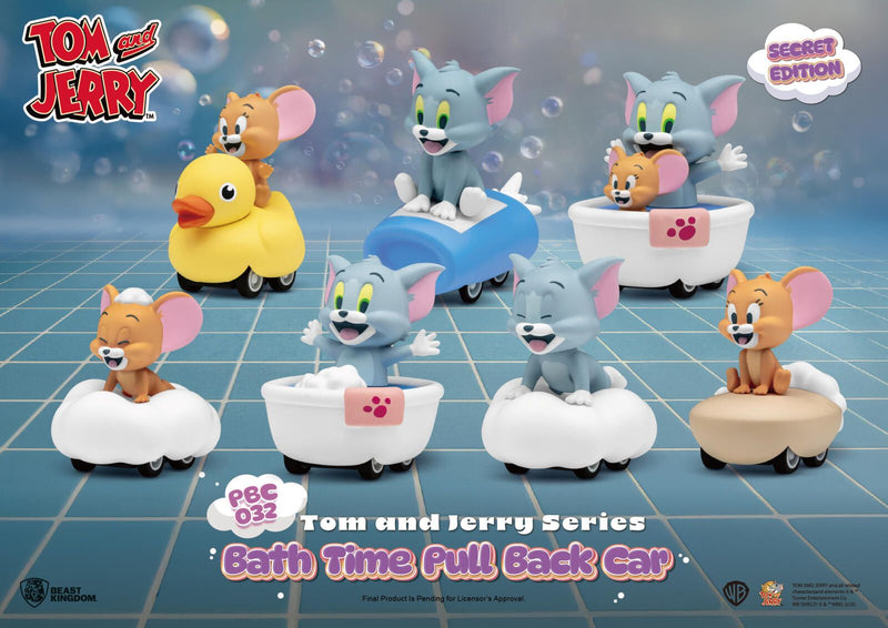 Beast Kingdom: Tom and Jerry - Pull Back Car Bath Time Series Blind Box