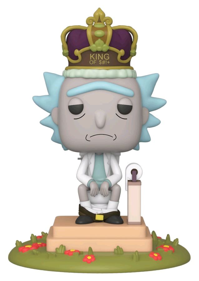 Rick and Morty - King of $#!+ (with Sound) Deluxe Pop! Vinyl Figure
