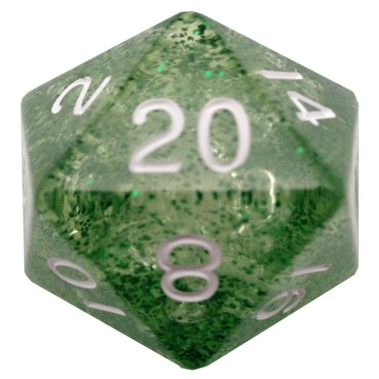 MDG - Mega Acrylic D20: Ethereal Green
