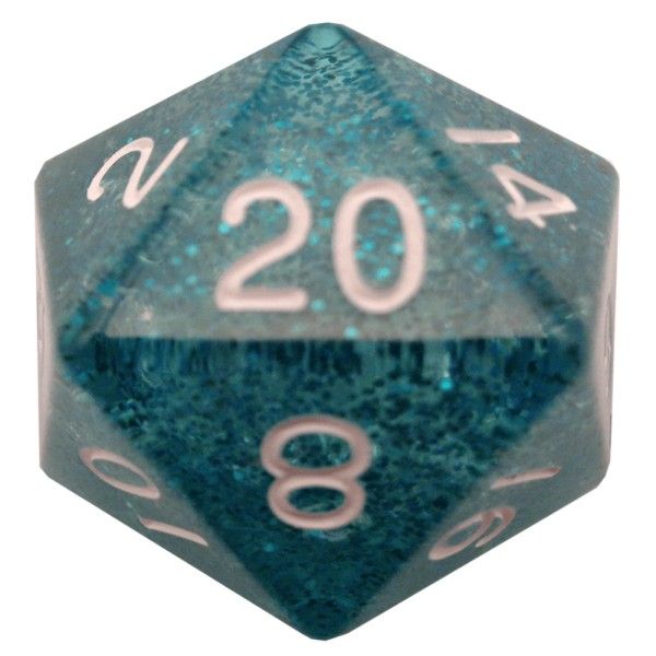 MDG - Mega Acrylic D20: Ethereal Light Blue