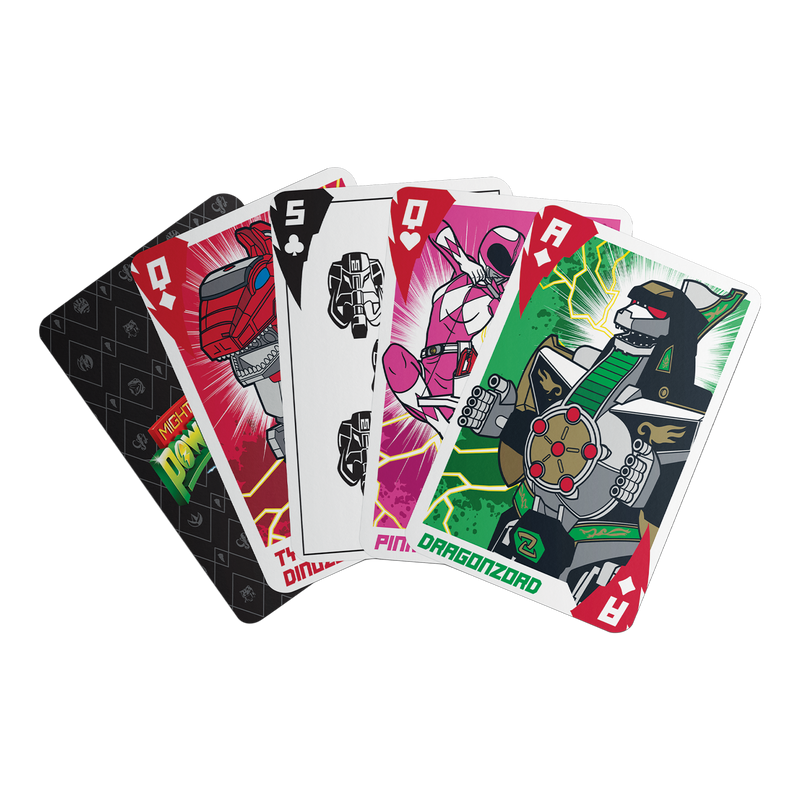 Power Rangers Playing Cards