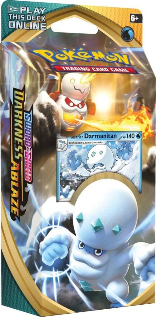 POKÉMON TCG Sword and Shield- Darkness Ablaze Darmanitan Theme Deck