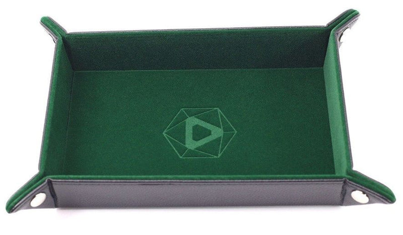 Die Hard Dice Folding Rectangle Tray - Green Velvet