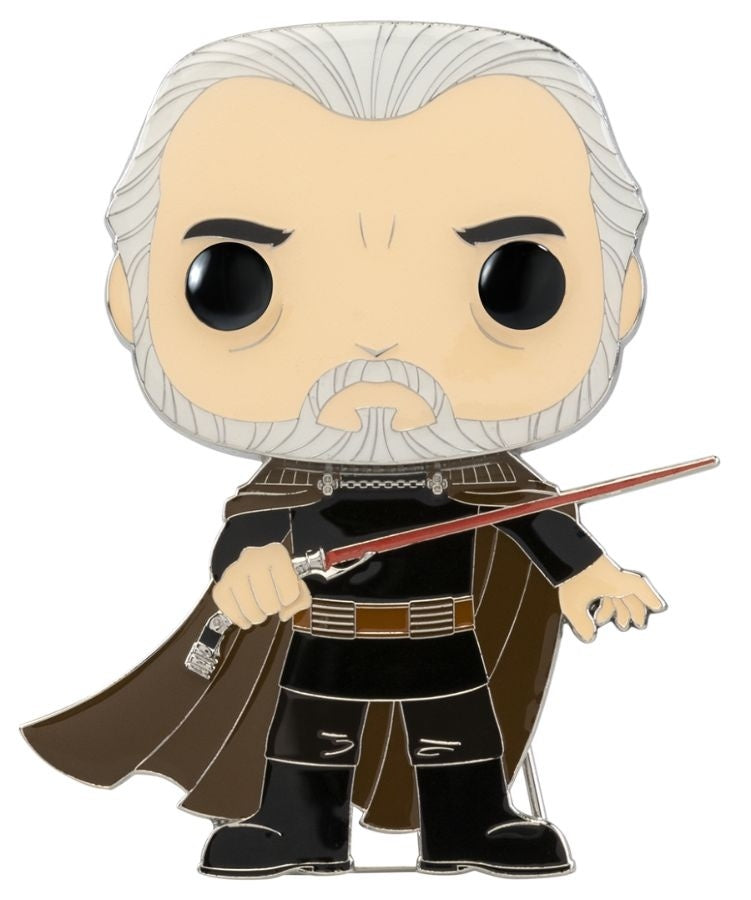 Star Wars - Count Dooku 4in Pop! Enamel Pin