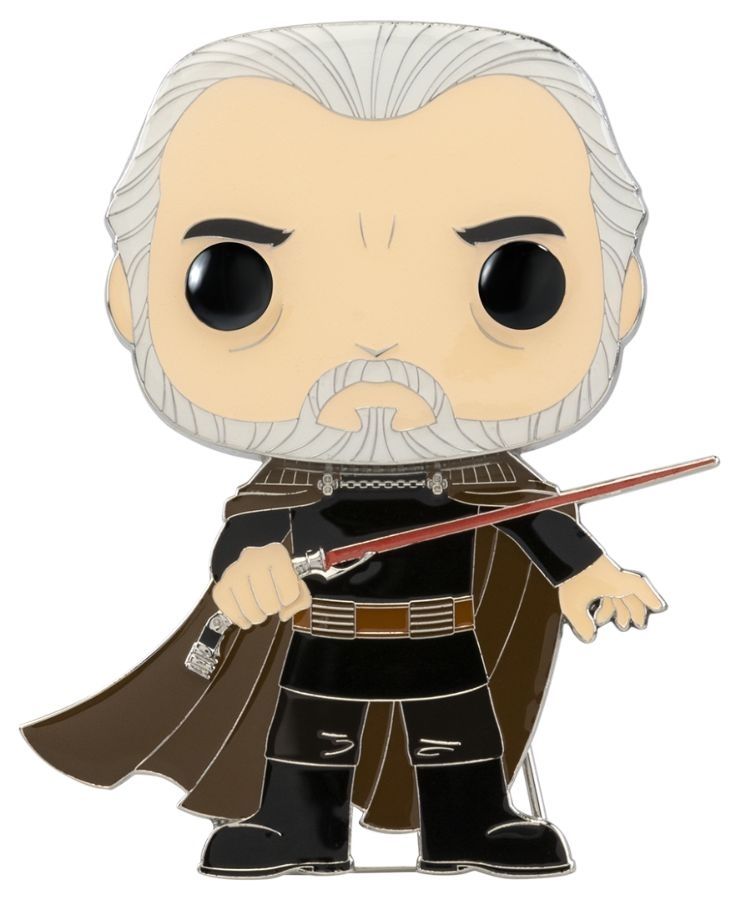 Star Wars - Count Dooku 4in Pop! Enamel Pin