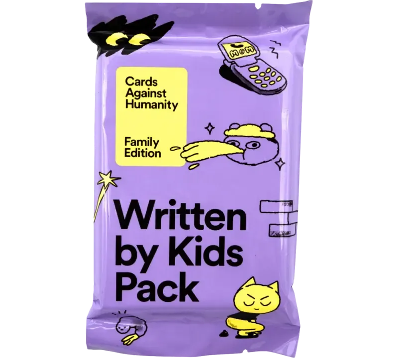 Cards Against Humanity Family Edition Written By Kids Pack