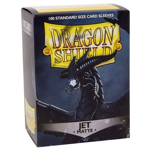 Dragon Shield: Jet Matte Sleeves 100 (Standard Size)
