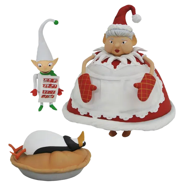 The Nightmare Before Christmas - Select Series 10 Mrs. Claus with Choir Elf Figure