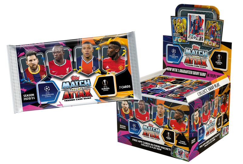 UEFA Champions League Match Attax 2020/2021 Edition Trading Card Booster Pack