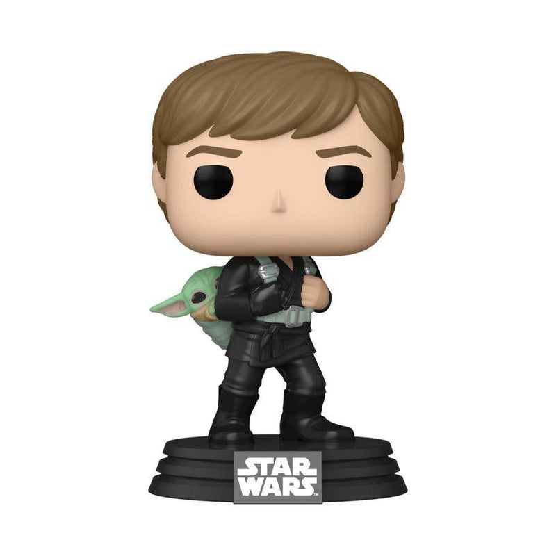 Star Wars: Book of Boba Fett - Luke Skywalker with Grogu Pop! Vinyl Figure