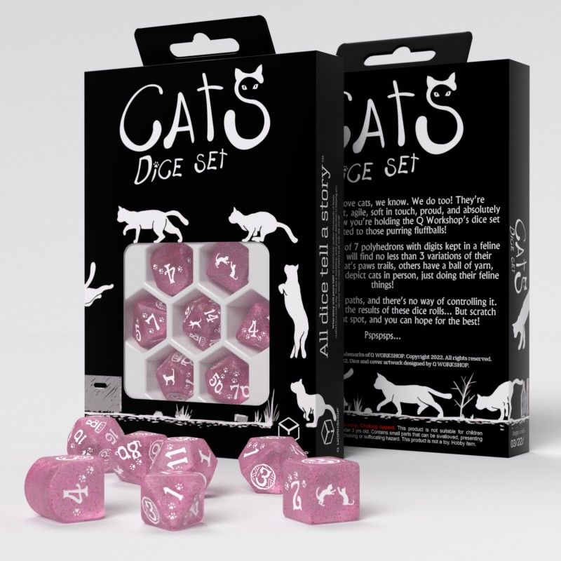Q Workshop - Cats Dice Set: Daisy
