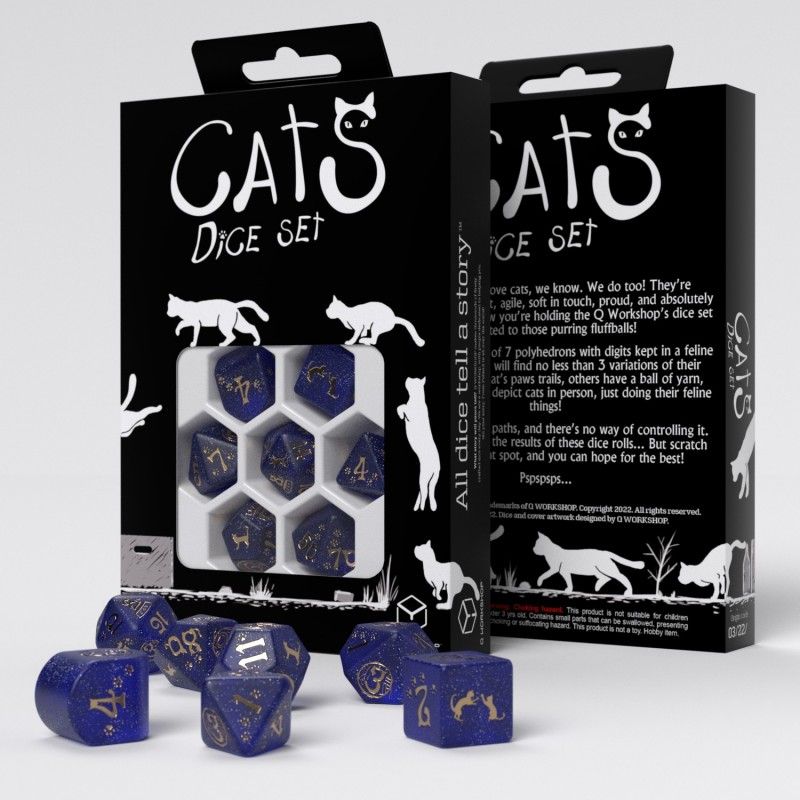 Q Workshop – CATS Modern Dice Set: Meowster