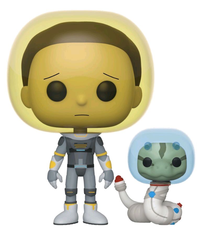 Rick and Morty - Morty Space Suit with Snake Pop! Vinyl Figure