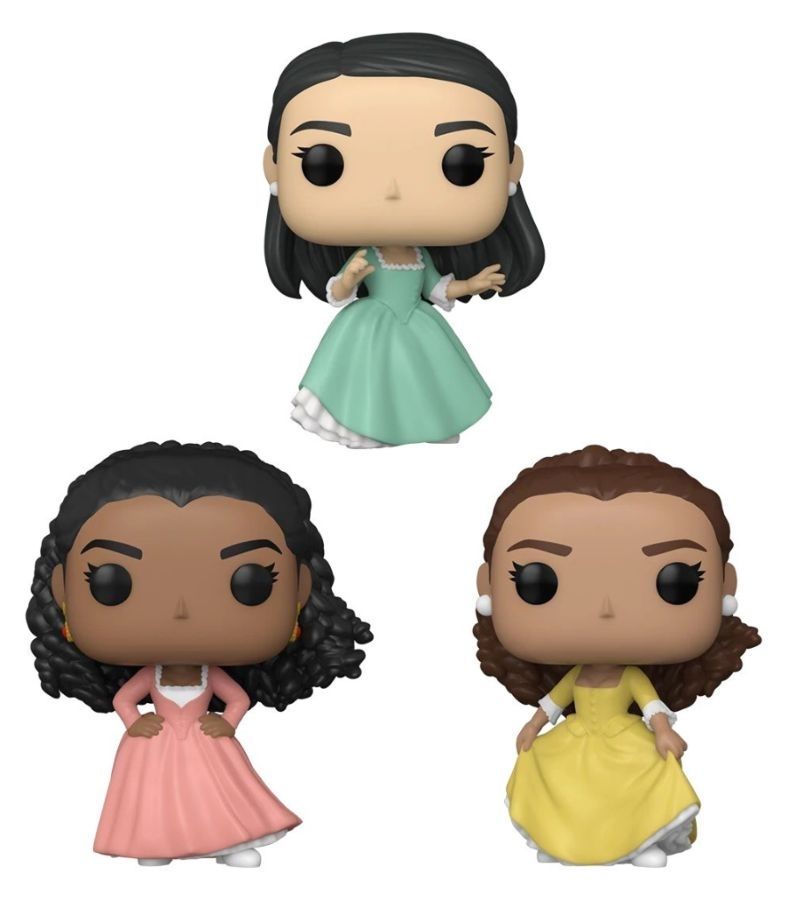 Hamilton - Schuyler Sisters (US Exclusive) Pop! Vinyl Figure 3 Pack 