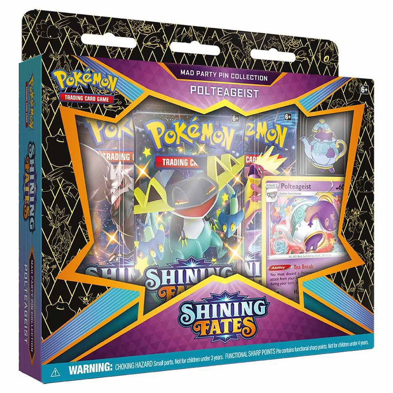 Pokemon TCG - Shining Fates Mad Party Pin Collection