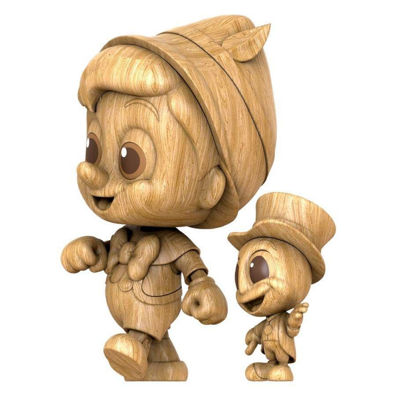 Pinocchio (1940) - Pinocchio & Jiminy Cricket (Wooden Color Version) Cosbaby