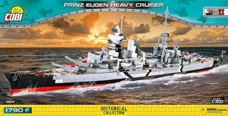 World War II - Prinz Eugen Heavy Cruiser 1:300 Scale 1790 pieces