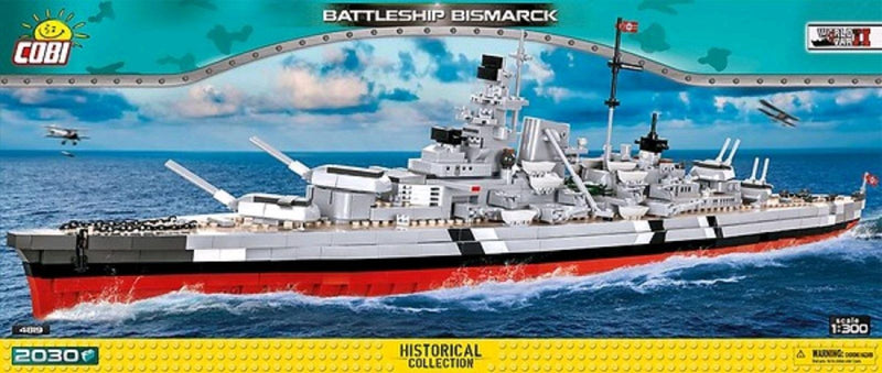 World War II - Battleship Bismark (2030 pieces)