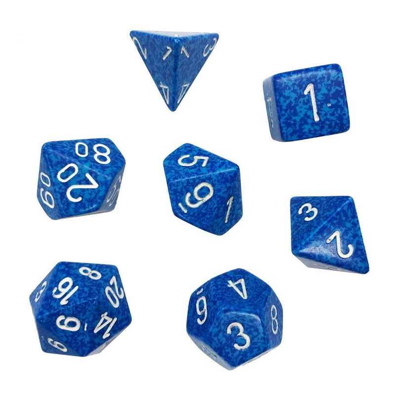 Chessex - Water Speckled Polyhedral 7-Die Set