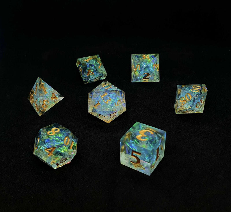 Chronicle Cards Resin Dragon Dice - Clear