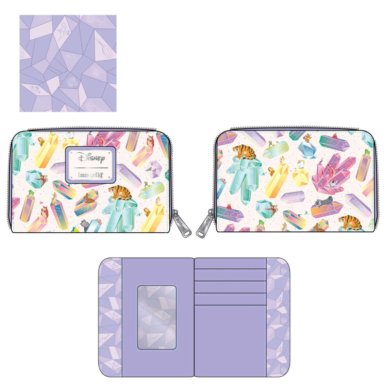 Disney - Crystal Sidekicks Zip Purse