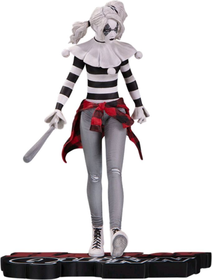 Batman - Harley Quinn Red, White & Black by Steve Pugh Statue