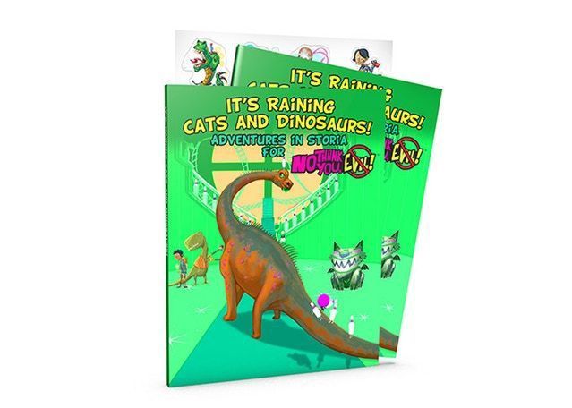 No Thank You Evil Its Raining Cats and Dinosaurs