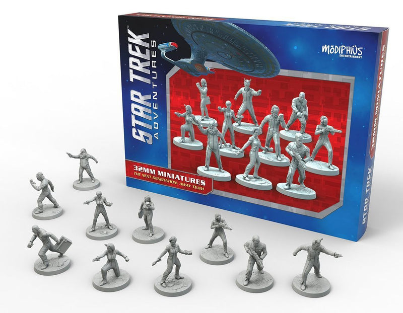 Star Trek Adventures Next Generation Away Team Miniatures Set
