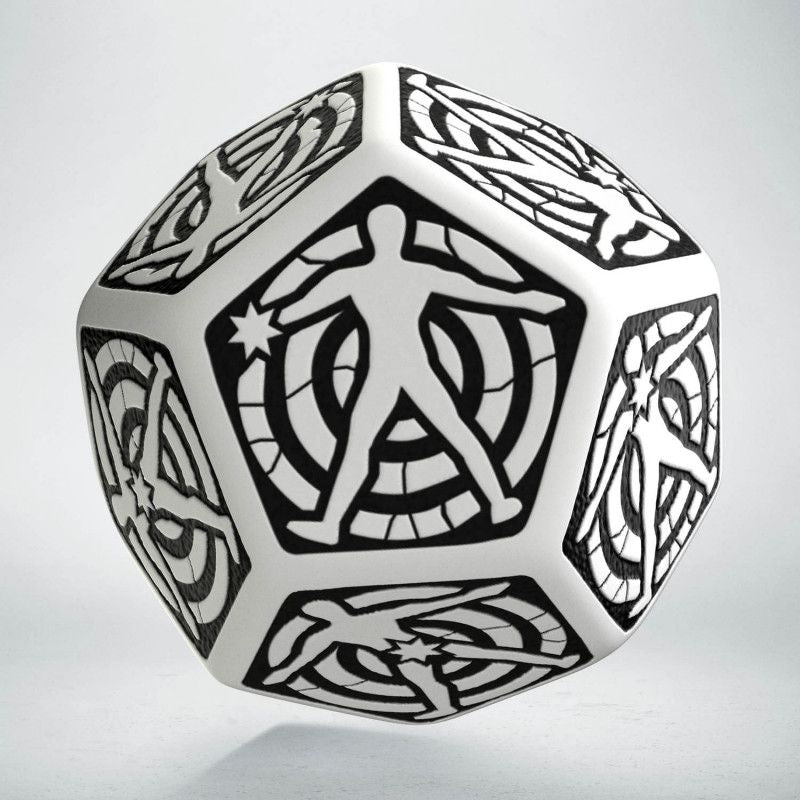 Q Workshop:  D12 White & black Hit Location die