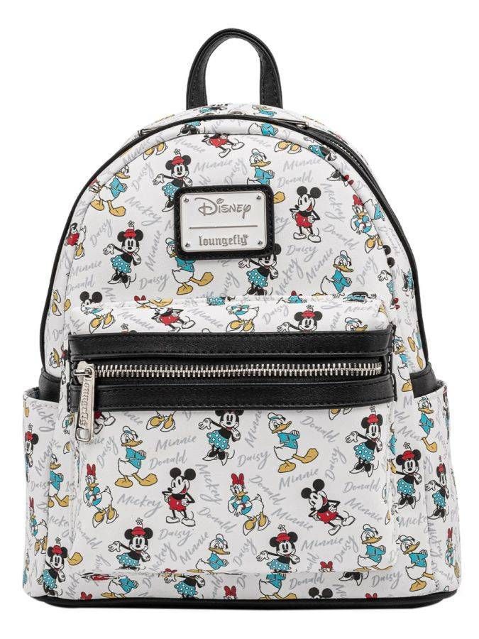 Disney - Friends Print Black Trim (US Exclusive) Mini Backpack