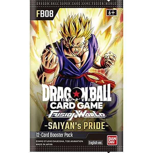 Dragon Ball Super Card Game:  Fusion World – SAIYAN’s PRIDE Booster (Single) [FB08]
