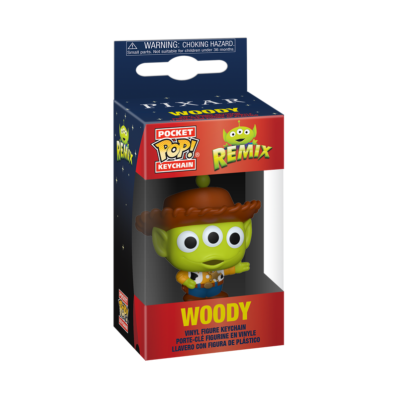 Pixar - Alien Remix Woody Pop! Keychain