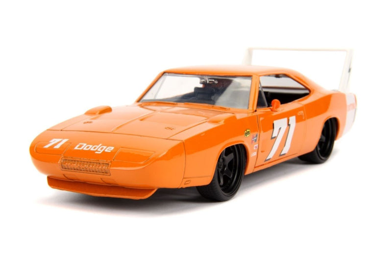 Big Time Muscle - Dodge Charger Daytona 1969 Orange 1:24 Scale Diecast Vehicle