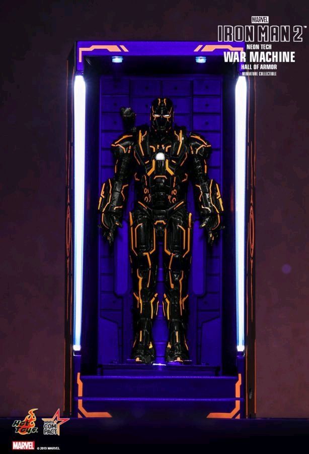 Iron Man 2 - War Machine Neon Tech Hall of Armour