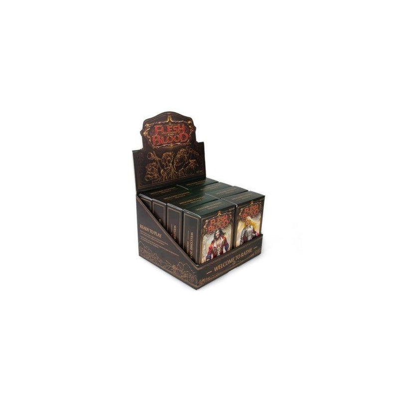 Flesh and Blood TCG Welcome to Rathe Hero Deck Display (8)
