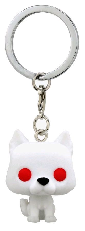 Game of Thrones - Ghost Flocked (US Exclusive) Pocket Pop! Keychain