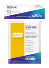 Ultimate Guard Supreme UX Sleeves Standard Size Matte Yellow (50)