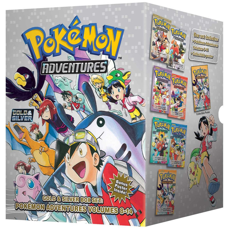 Pokemon Adventures - Gold & Silver Box Set (Includes Vols. 8-14)