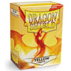 Dragon Shield: Yellow Matte Sleeves 100 (Standard Size)