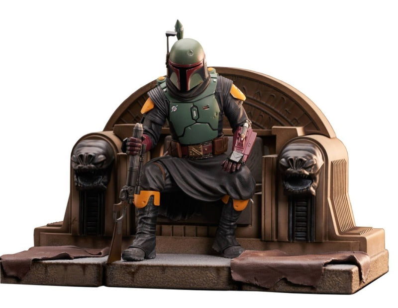 Star Wars: The Mandalorian - Boba Fett on Throne Statue