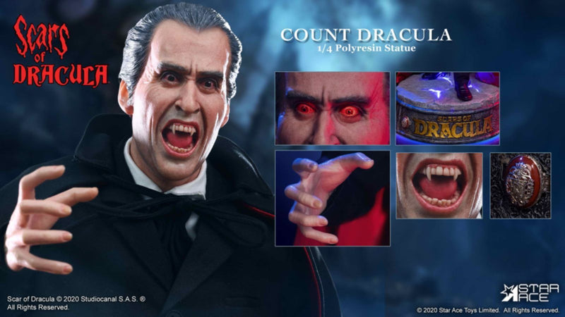 Scars of Dracula - Count Dracula 1:4 Scale Light Up Statue
