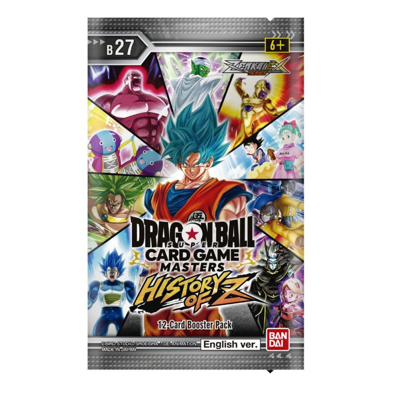 Dragon Ball Super Card Game: Masters – History of Z Booster (Single)