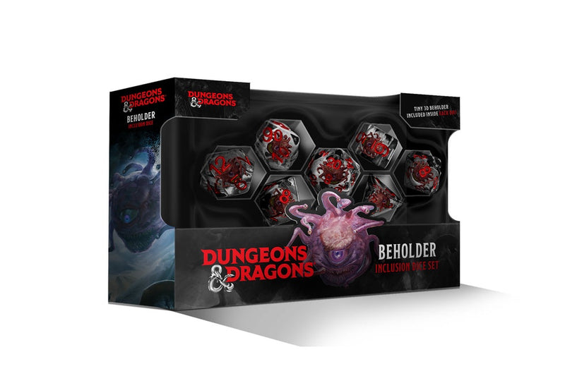 Metallic Dice Games – Dungeons & Dragons Beholder Resin Dice Set